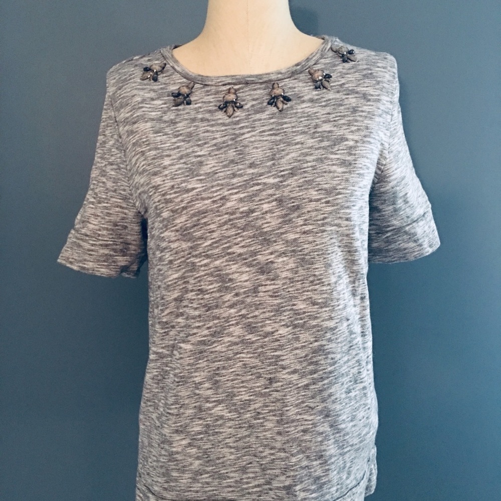 LOFT jeweled sweatshirt